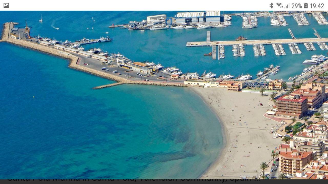 Apartamentos Centro Santa Pola Bagian luar foto
